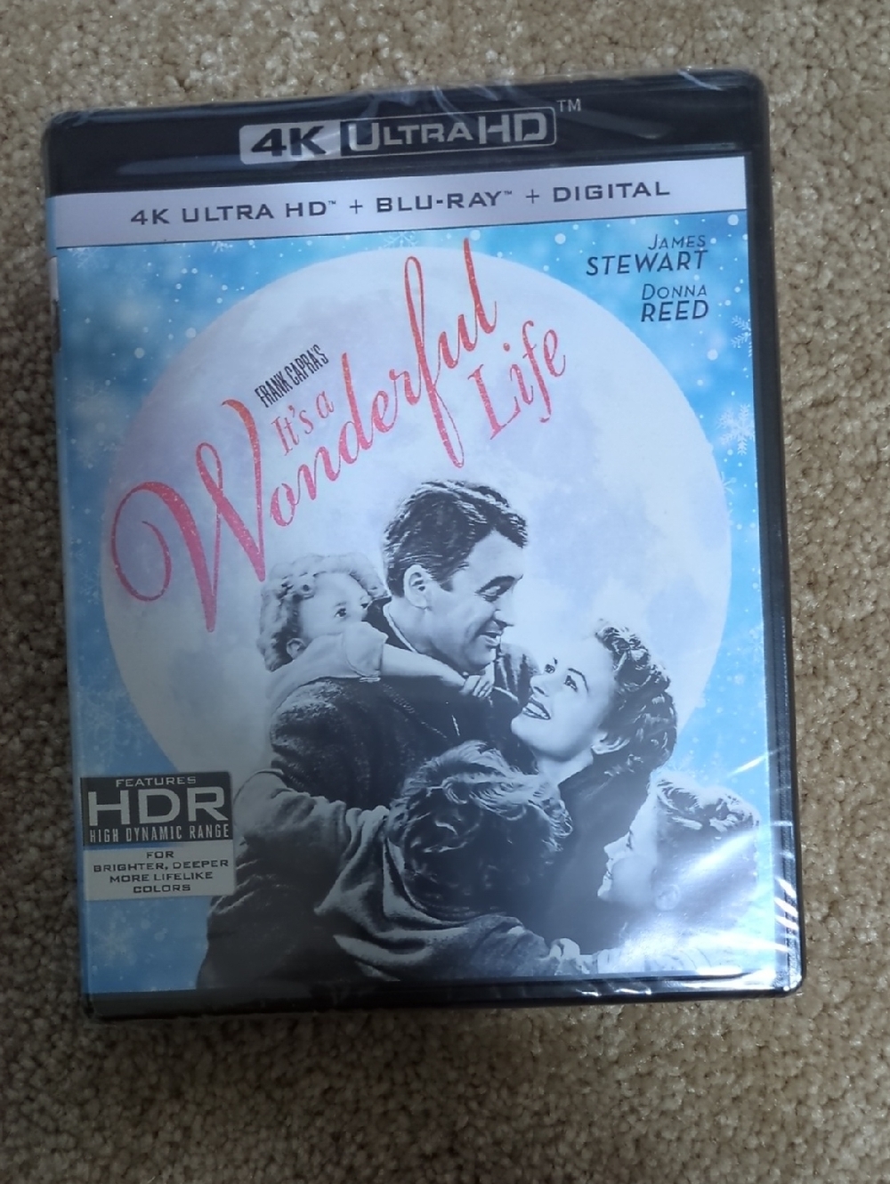 It’s a Wonderful Life 4K Ultra HD + Blu-ray + Digital - New Sealed